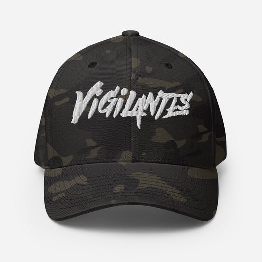 embroidered vigilante fitted