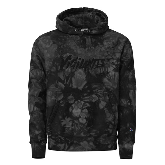 Champion tye dye vigilante’s embroidered hoodie